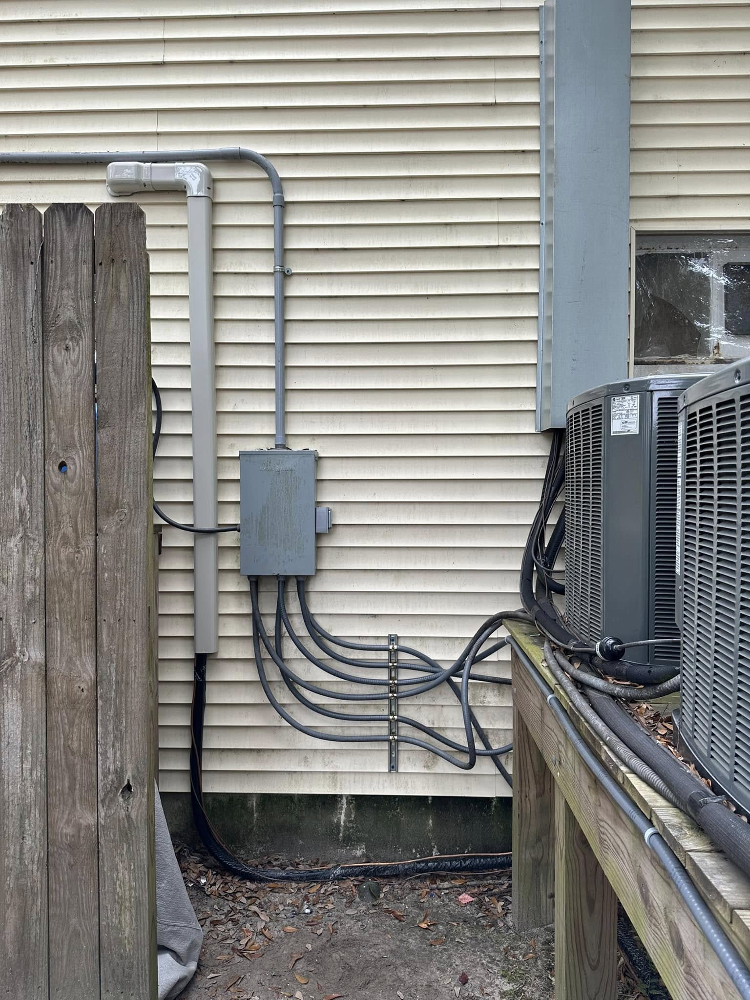 Conduit run with disconnect