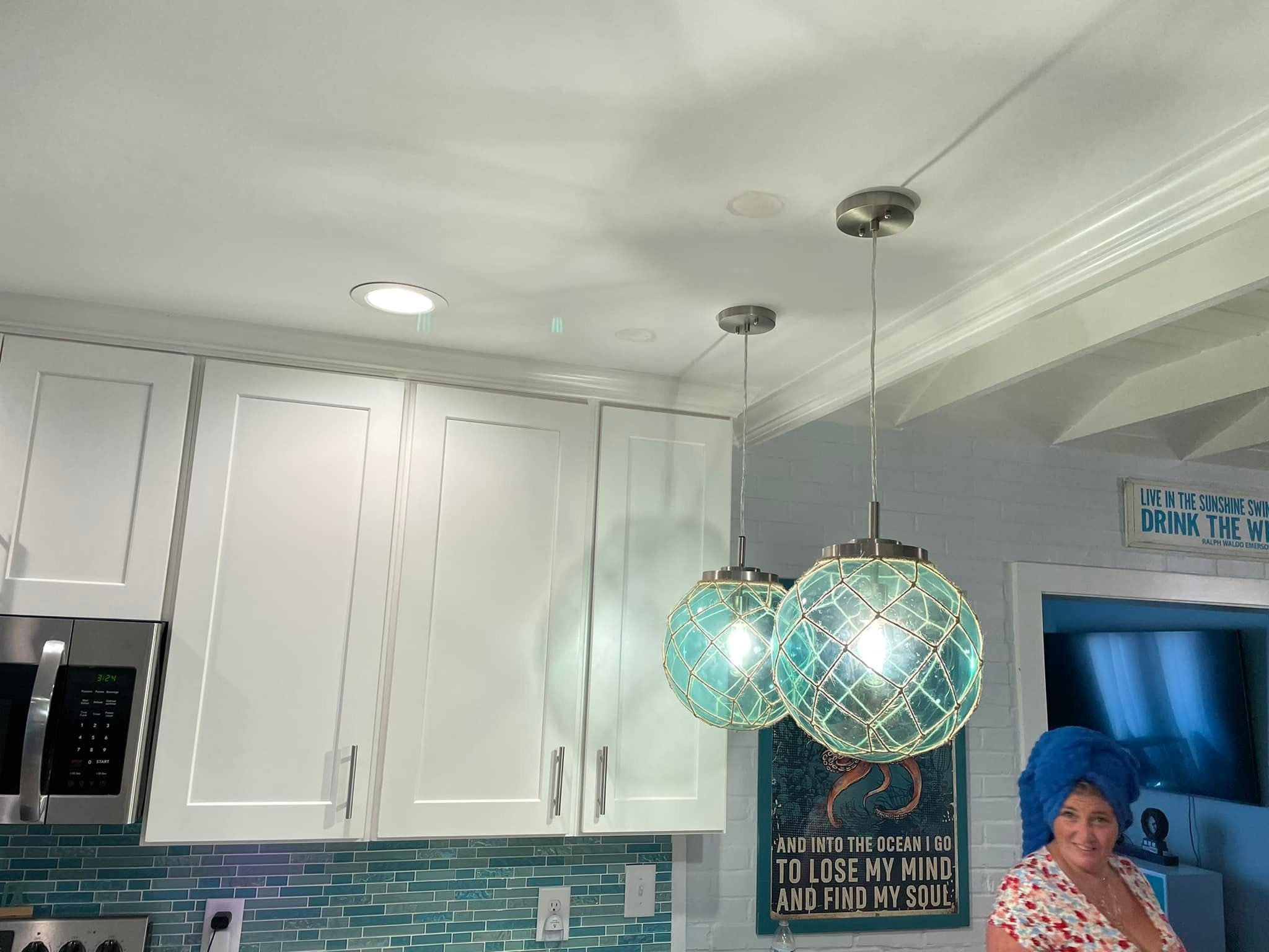 Kitchen pendant lighting