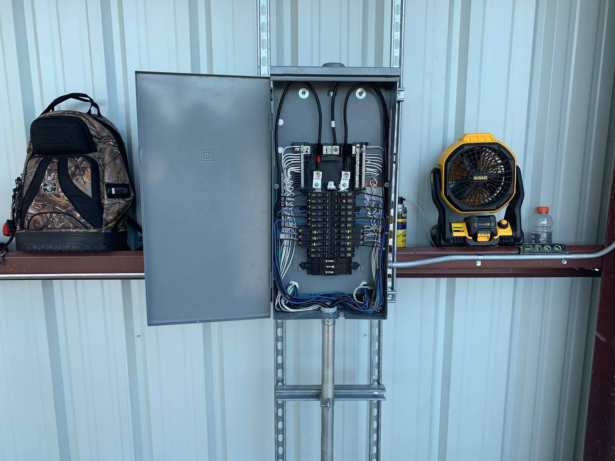 Panel build on the bench